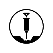 Druckluft-Werkzeug Symbol