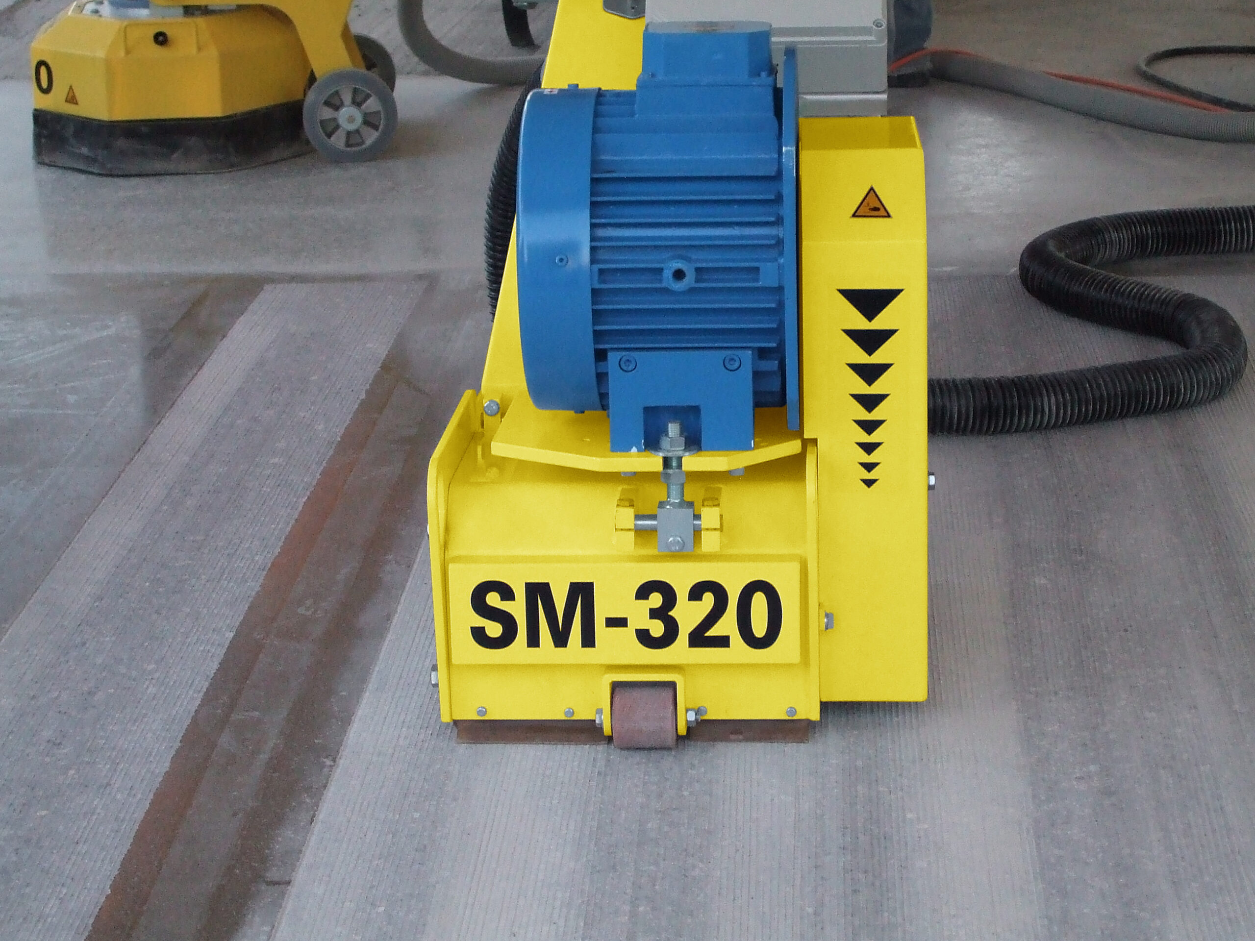 Concrete Scarifier Precision surface correction on concrete floor